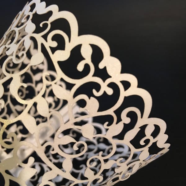 Lace Cupcake Wrappers - Vintage Baker Shop