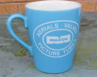 1960s Vintage Tams Mazda Valves Advertising Mug