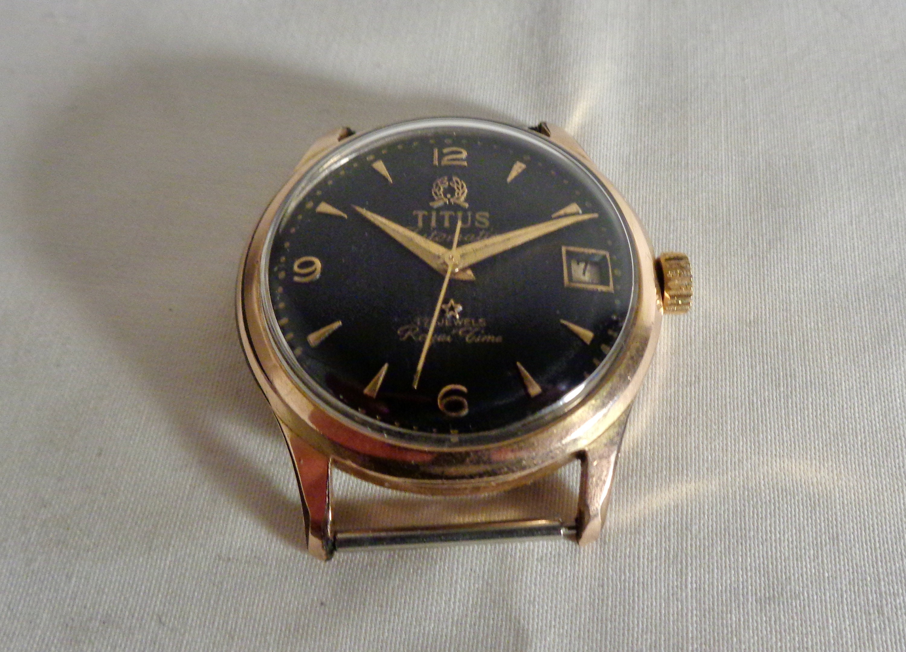 Solvil Titus Titomatic Royal Time 17 Jewel Vintage Automatic Date