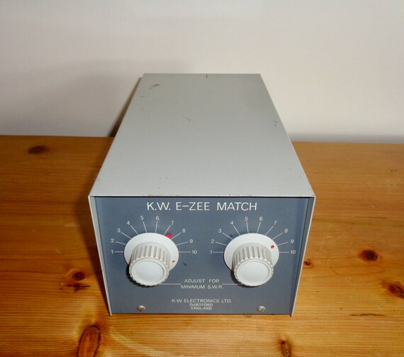 1960s Kw E Zee Match Kw Electronics Balanced Antenna Tuning Etsy 1960s Kw E Zee Match Kw Electronics Balanced Antenna Tuning Etsy