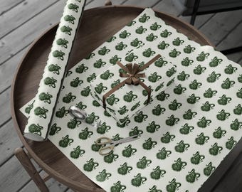 Krampus Wrapping Paper, Christmas Gift Wrap, Festive Holiday Decor, Gothic Gift Wrap, Unique Wrapping Sheets