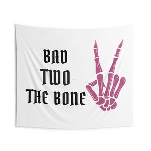 Tapisserie murale et banderole d&#39;intérieur Bad to the Bone