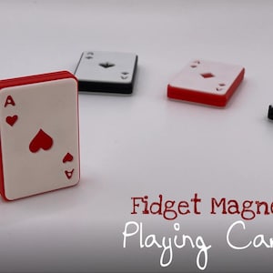 Ass Fidget Slider – Kartenoptik | Magnetisches Fidget-Spielzeug für unruhige Hände