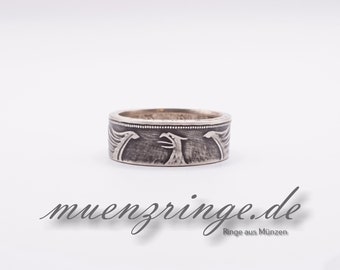 Münzring 5 Deutsche Mark "Silberadler" 1951 - 1974 .625er Silber V1 Adler