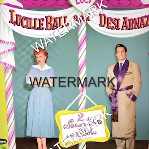 Vintage 1953 I Love Lucy Lucille Ball & Desi Paper Dolls REPRODUKTION 1 PDF-Datei von 13 Seiten Digitaldruck Easy DIY Hollywood Film TV-Stars
