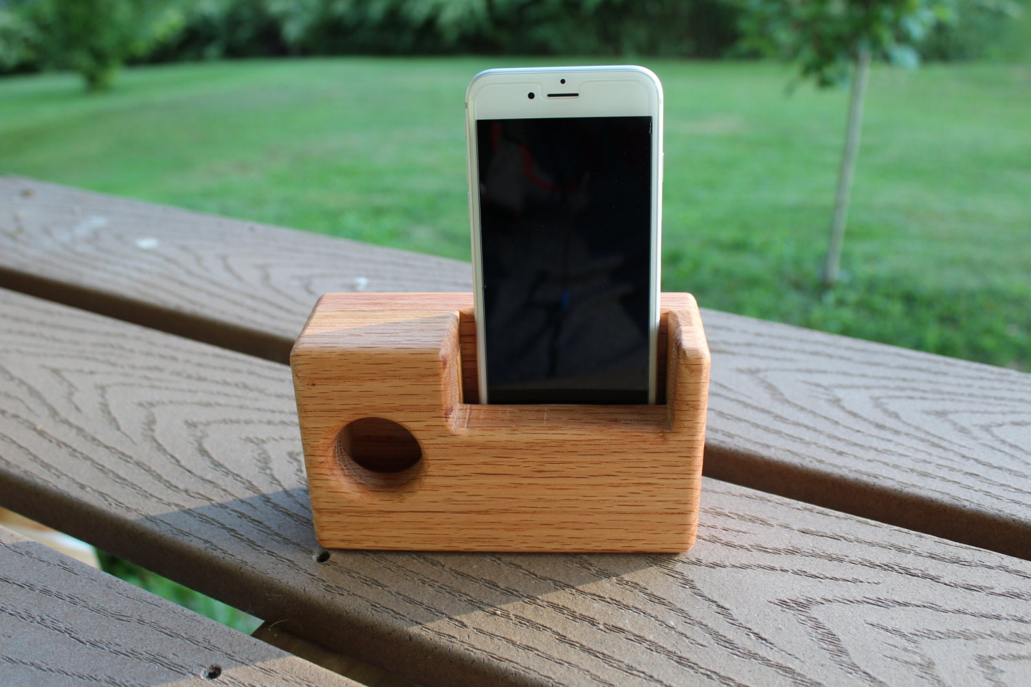 Oak Passive Speaker for Phones/iphone/ipod Etsy