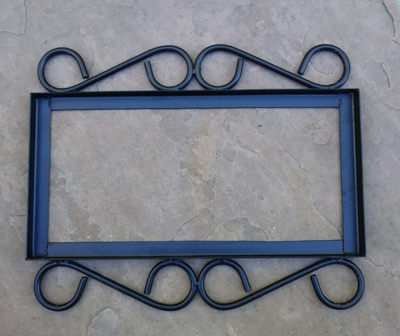 Iron Back Frame Black Wrought Iron Picture Frames