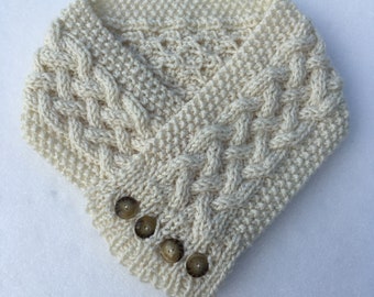 PATTERN - Celtic Ice Cable Cowl