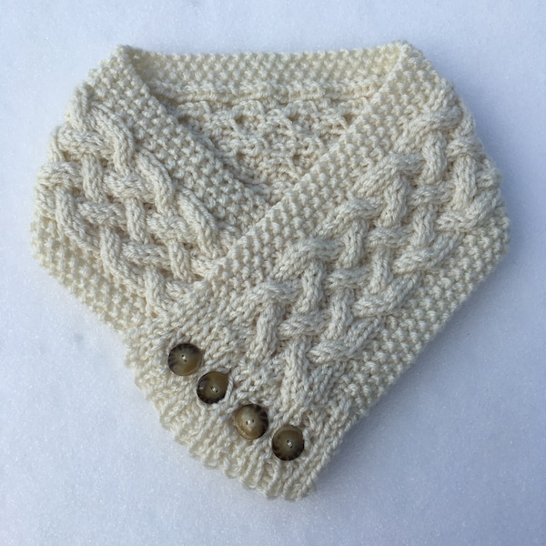 PATTERN - Celtic Ice Cable Cowl