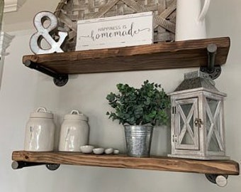 Floating Shelves Bathroom Etsy