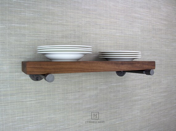 Solid Walnut Floating Shelves Shelf Image 0
