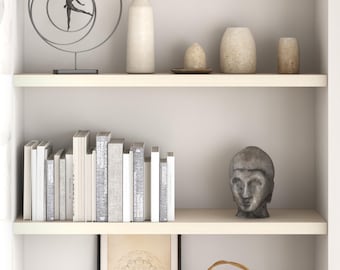 Minimalist Floating Shelves. Natural Modern Maple Wood Bathroom Floating Wall Shelf. Solid Wood Laundry Room Shelves. Fast, Shipping!