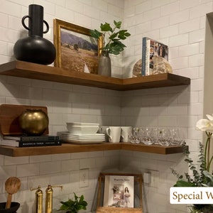 Heavy Duty Kitchen Floating Shelves