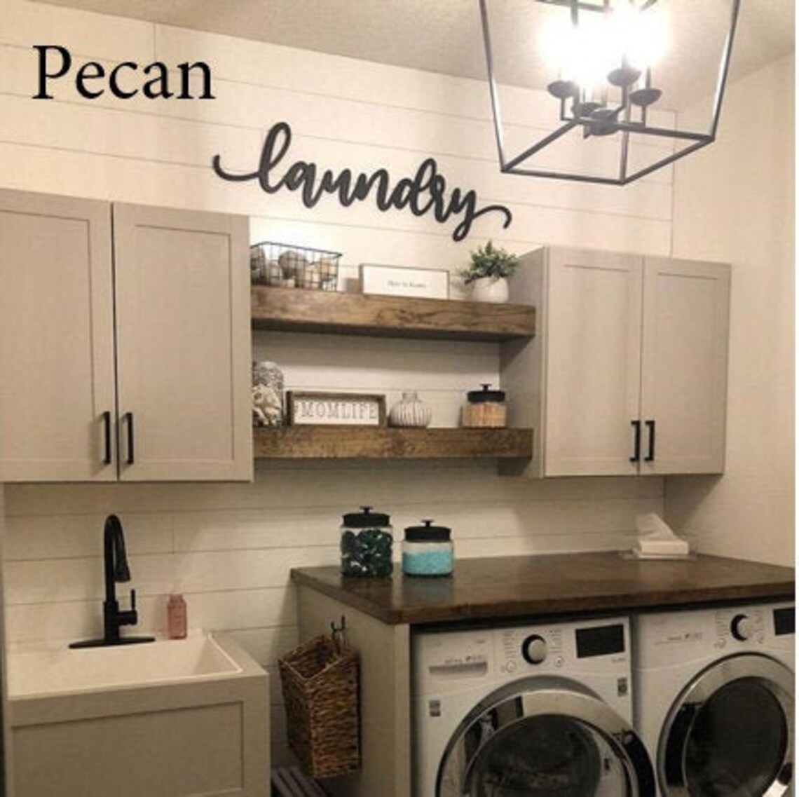 Rustic Wood Floating Shelves. Bathroom Floating Shelf. Kitchen Etsy