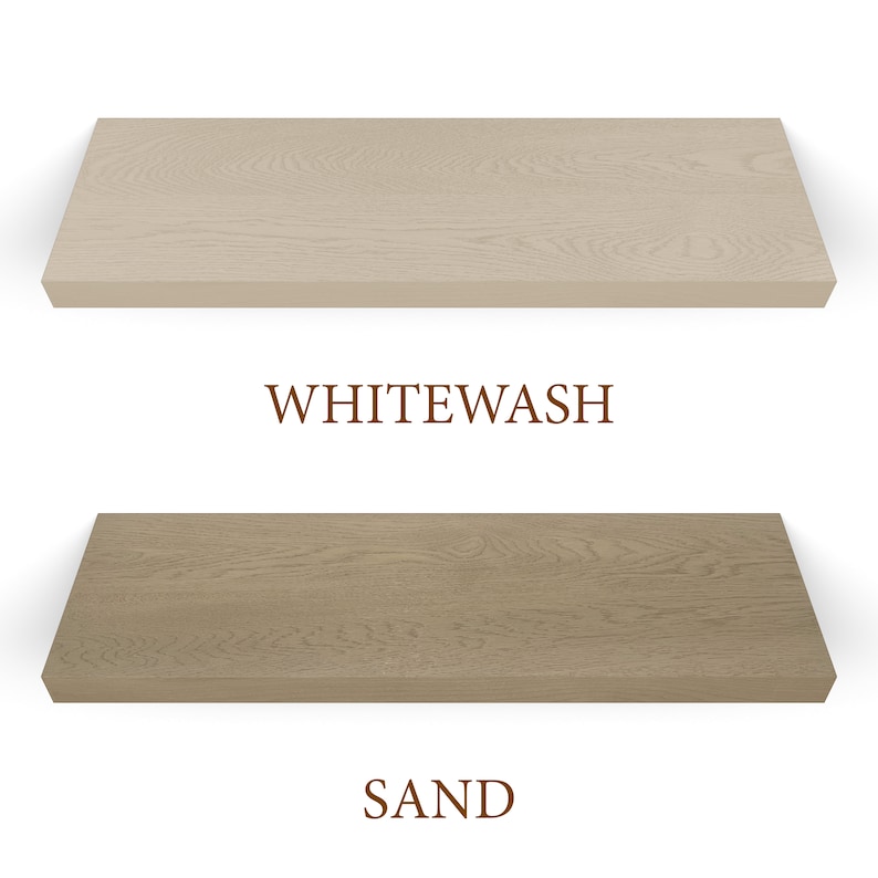 Whitewash and sand finishes.