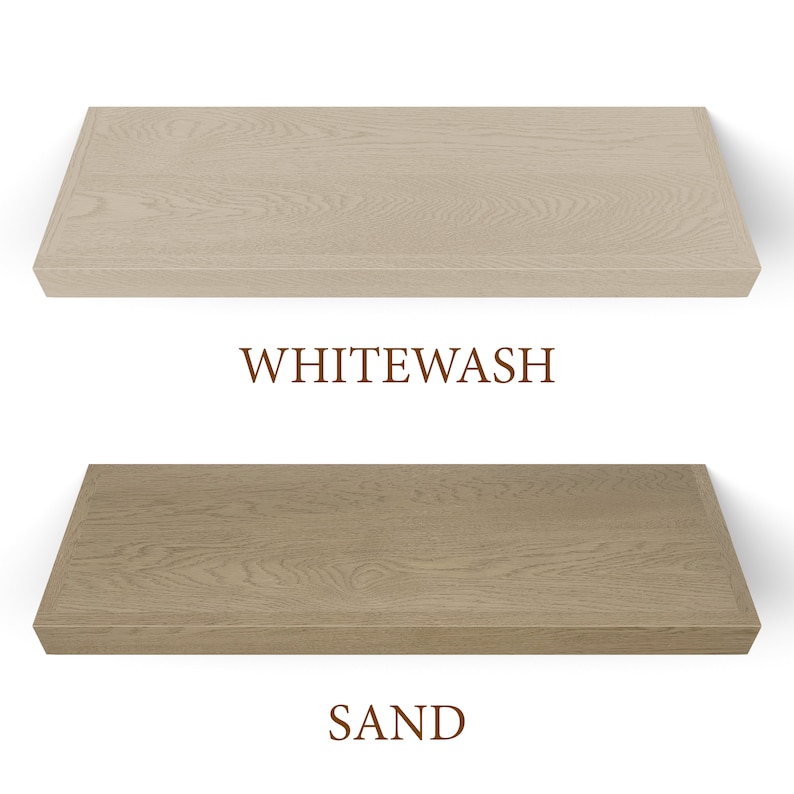 Whitewash and sand finishes.