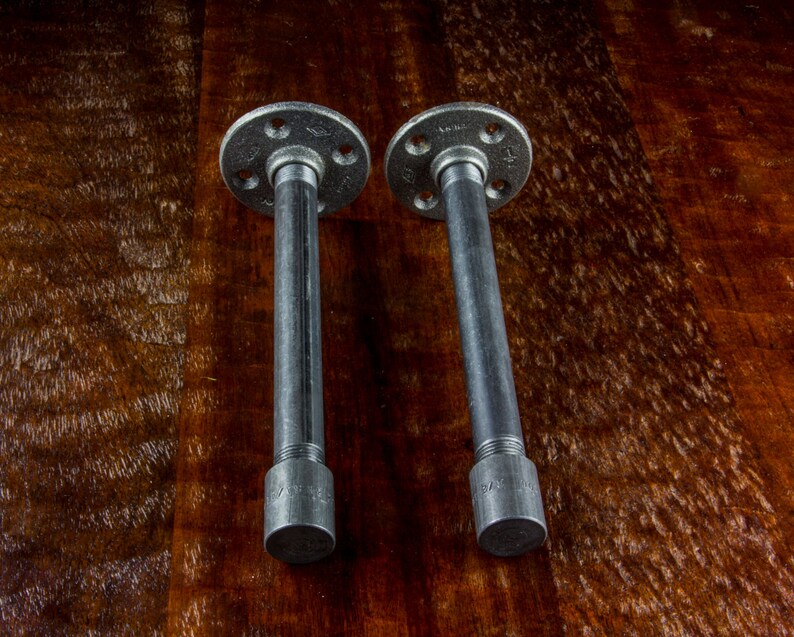 Floating Shelves Supports Shelf Brackets Iron Pipe Etsy