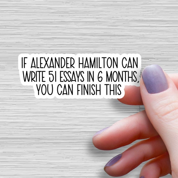Hamilton Water Bottle Etsy