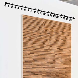 Number Line 0 to 20 - Classroom Decal - Wall Decal - Math Sticker - Class room Decal - Teacher - Class decorations