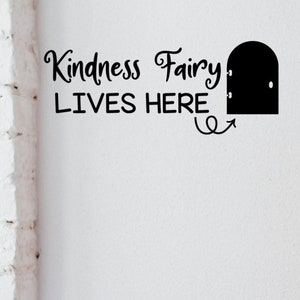 Kindness Fairy Lives Here Classroom Decal Teacher Decal Classroom Decal Whiteboard Decal Chalkboard Decal Educational School Decal