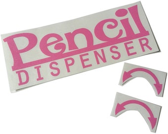 Pencil Dispenser Vinyl Decal Classroom Style 2 Decal Teacher Decal Classroom Decal Educational School Decal