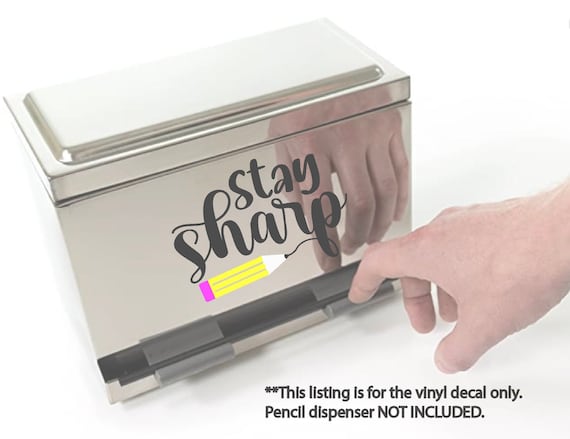Vinyl Sticker: Stay Sharp Vinyl Sticker: Stay Sharp