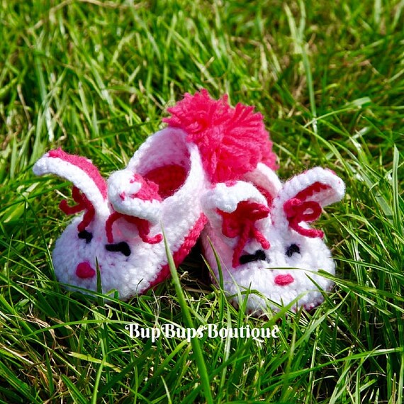 baby girl bunny shoes