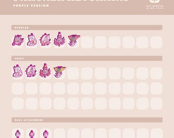 Partner Keychains - Purple Version