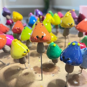 Handmade Plant Accessory / Decor - Mushroom Clayling