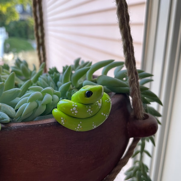 Handmade Plant Accessory/Decor - Hanging Tree Boa Snake