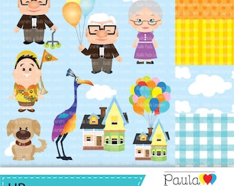 Up Movie Clipart - Etsy