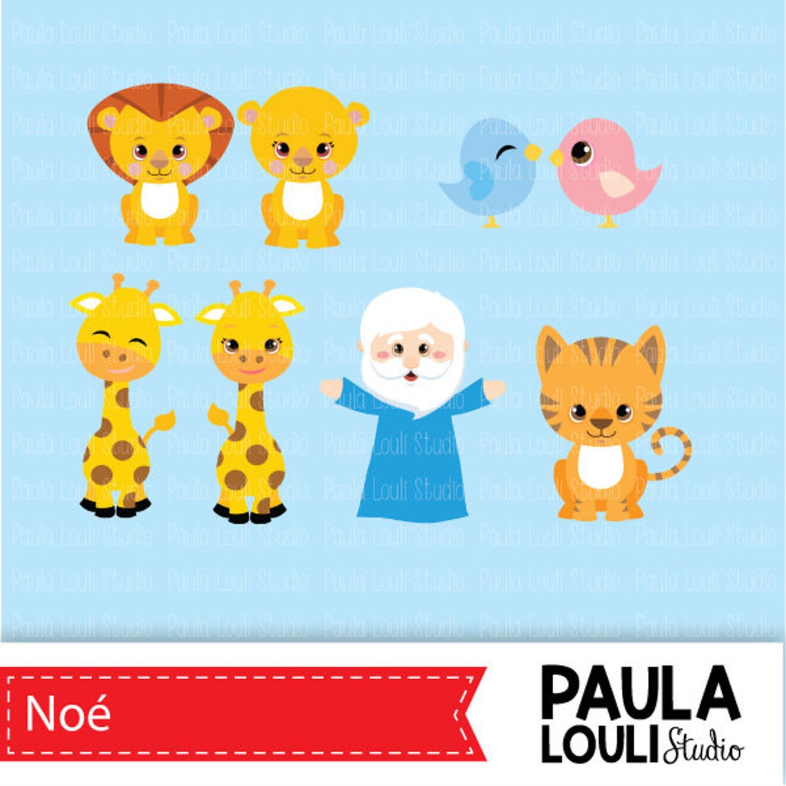 Noah's Ark Clip Art | Etsy