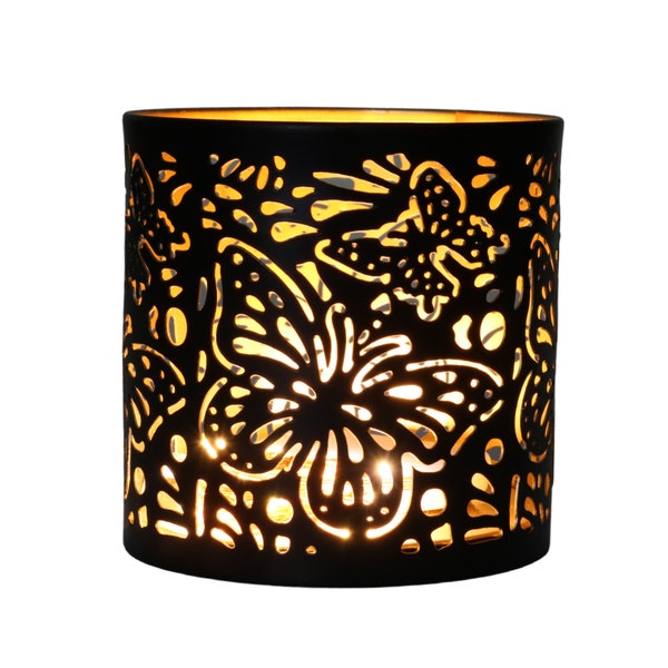 Butterfly Cut Out Votive and Tealight Candle Holder