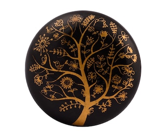 Golden Tree Ceramic Knob