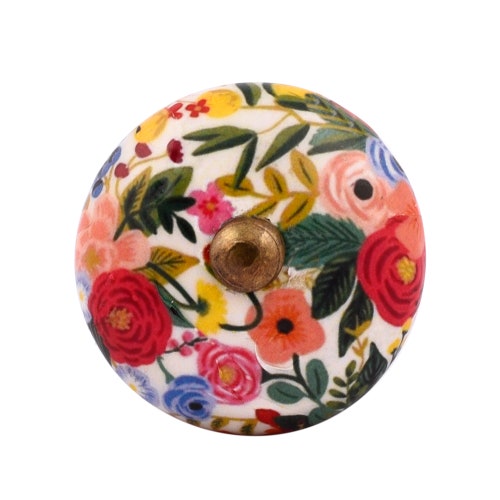 Colorful Ceramic Knob Etsy