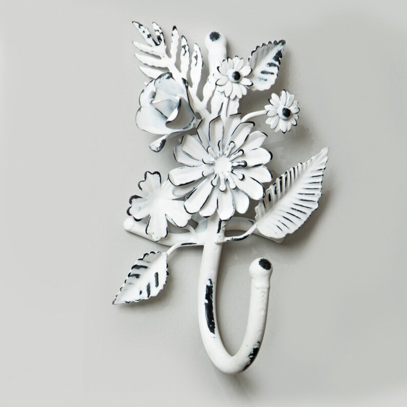 Floral Wall Hook Etsy