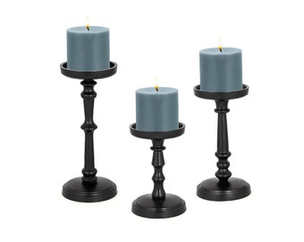 Black Metal Candleholders