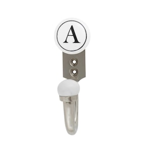 A to Z Black Letter Wall Hooks
