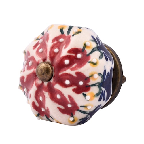 Colorful Ceramic Knob Etsy