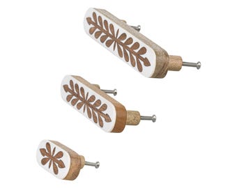 Wood Inlay Knob and Pulls