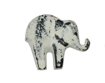 Cast Iron Elephant Cabinet Knob