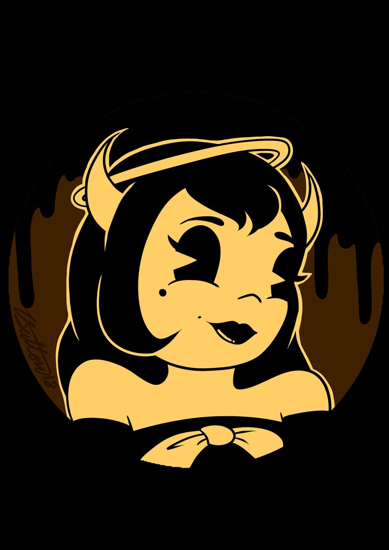 Bendy and The Ink Machine Sticker Set Etsy