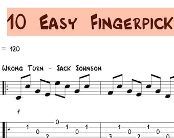 10 Easy Fingerpicking Guitar Songs!