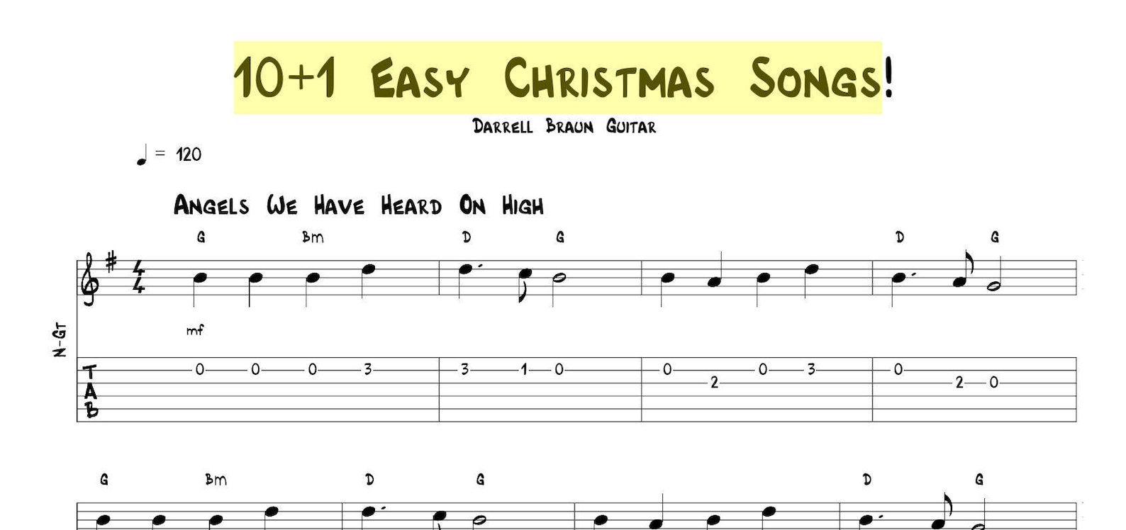 101 Easy to Play Christmas Songs Etsy