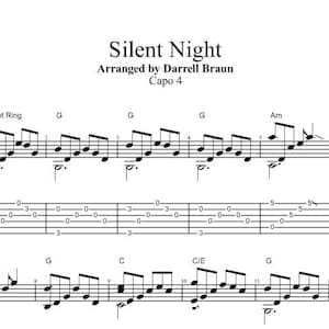 Silent Night - Fingerstyle Guitar!
