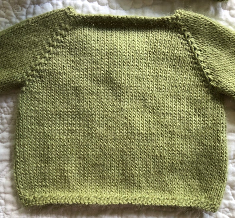 Hand Knit Baby Cardigan