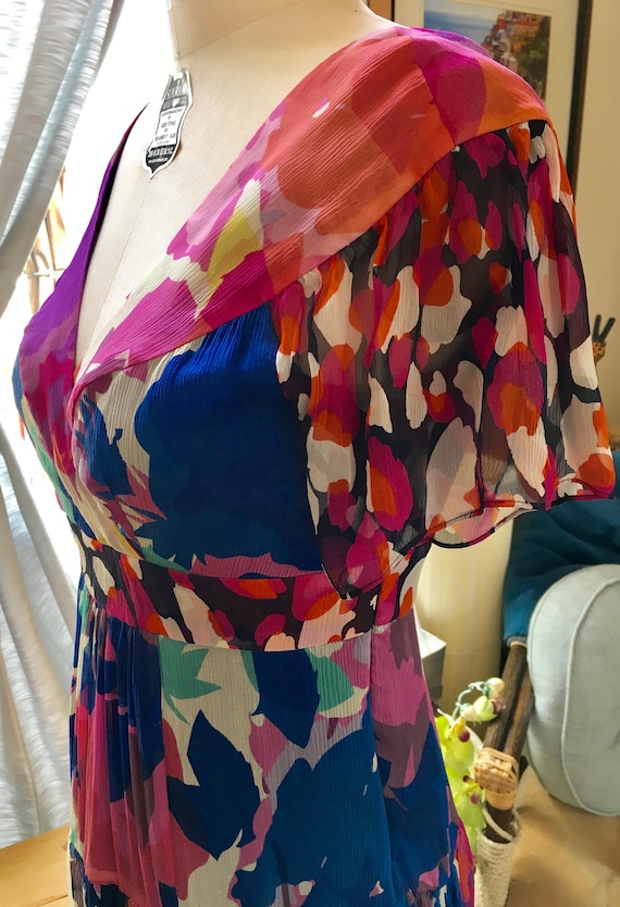 DVF FLORAL PRINT Vintage Dress