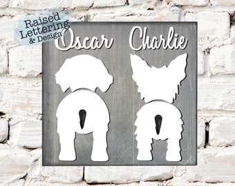 custom dog leash holder