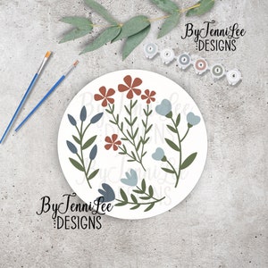 Paint by Number Wildflowers Wood Kit