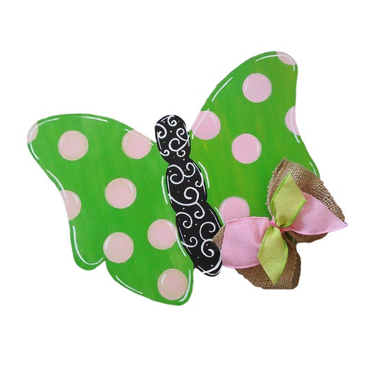 Butterfly Door Hanger Wreath Sign Wood Spring Summer Decorations Classroom Teacher Birthday Party Decorations Girl S Bedroom Garden